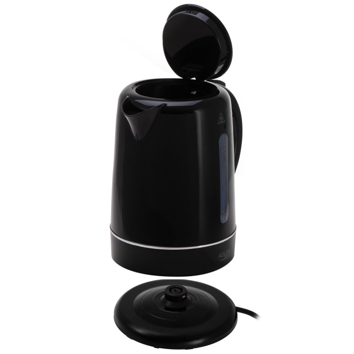 ADLER 1385B BOLLITORE ELETTRICO NERO BIANCO