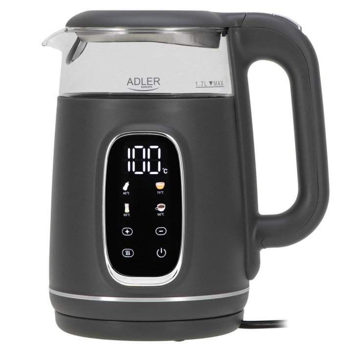 ADLER AD 1305 bollitore elettrico grigio argento