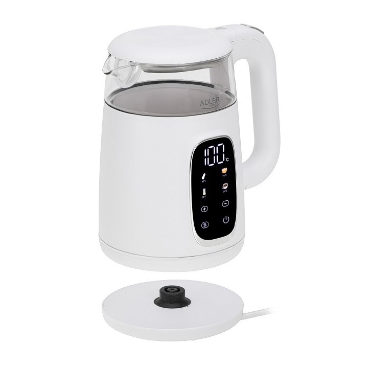 ADLER AD 1305 Bollitore elettrico bianco/argento