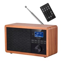 Adler AD 1184 Radio portatile digitale nero legno