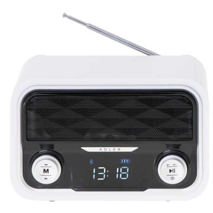Adler AD 1185 Radio portatile bianca