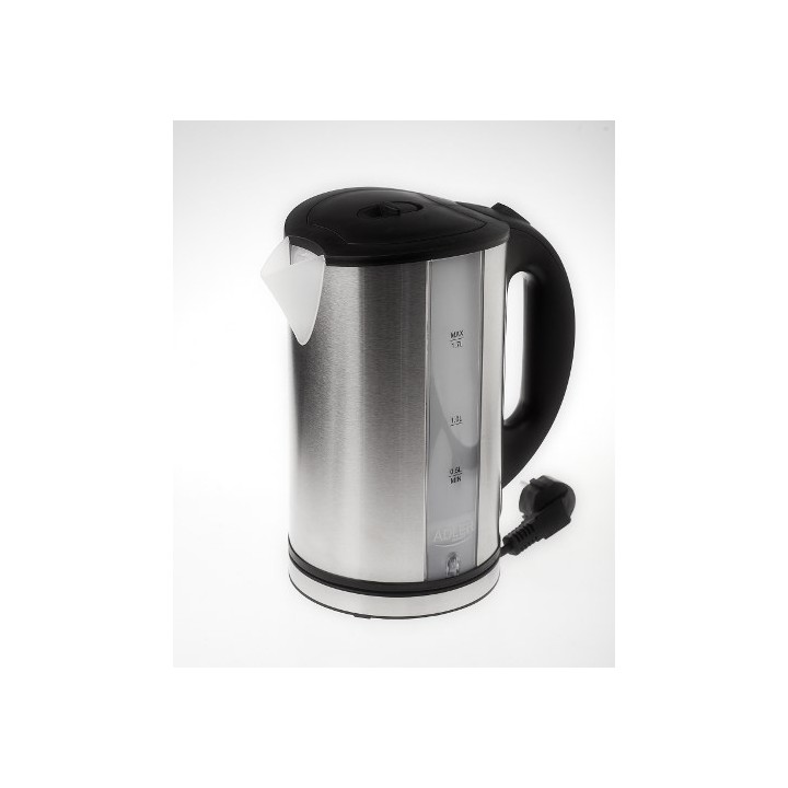 Adler AD 1216 bollitore elettrico 1.7 L nero argento 2200 W