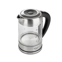 Adler AD 1247 NUOVO bollitore elettrico 1.7 L nocciola acciaio inossidabile trasparente 2200 W