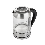Adler AD 1247 NUOVO bollitore elettrico 1.7 L nocciola acciaio inossidabile trasparente 2200 W