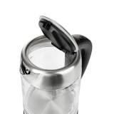 Adler AD 1247 NUOVO bollitore elettrico 1.7 L nocciola acciaio inossidabile trasparente 2200 W