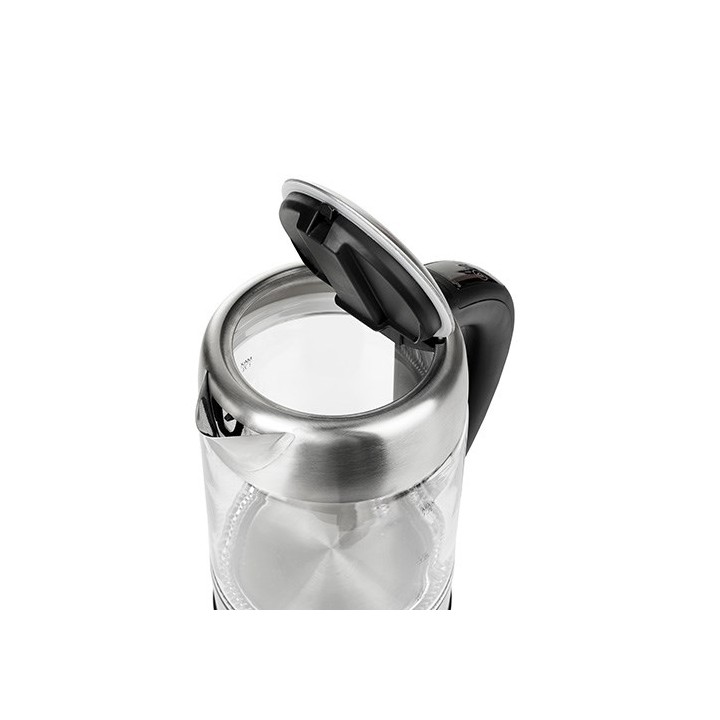 Adler AD 1247 NUOVO bollitore elettrico 1.7 L nocciola acciaio inossidabile trasparente 2200 W