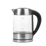 Adler AD 1247 NUOVO bollitore elettrico 1.7 L nocciola acciaio inossidabile trasparente 2200 W