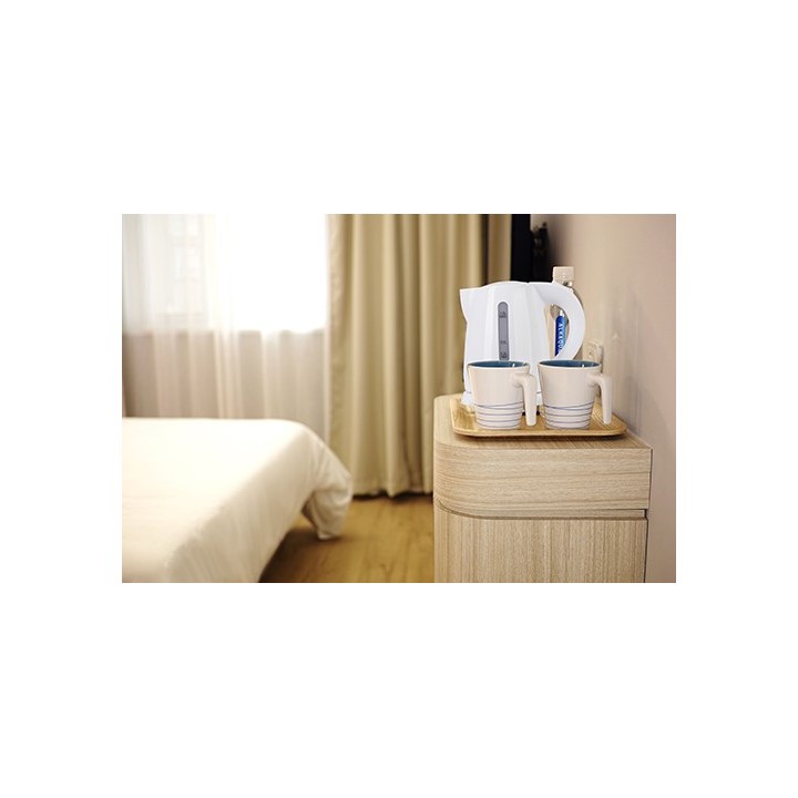 Adler AD 1272 bollitore elettrico 1 L 1600 W nocciola bianco