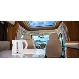 Adler AD 1272 bollitore elettrico 1 L 1600 W nocciola bianco