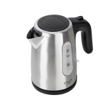 Adler AD 1273 bollitore elettrico 1 L 1200 W nero nocciola acciaio inossidabile