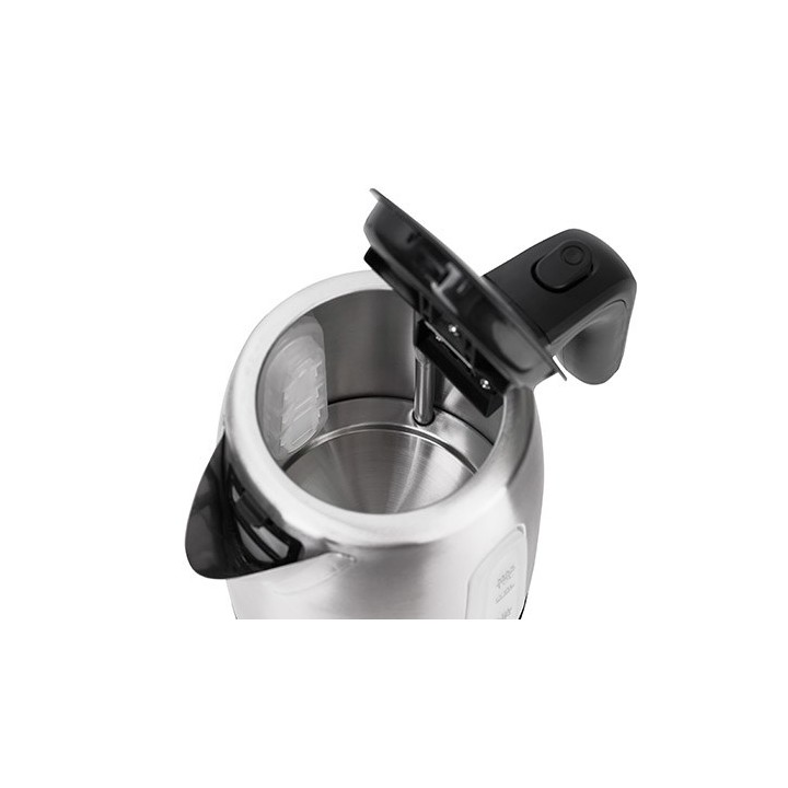 Adler AD 1273 bollitore elettrico 1 L 1200 W nero nocciola acciaio inossidabile