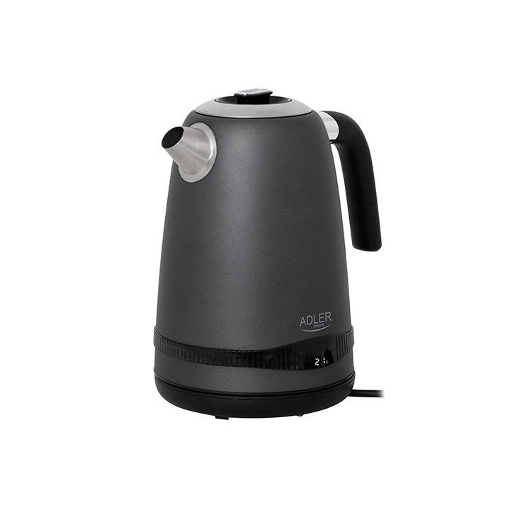 Adler AD 1295 Bollitore in acciaio 1.7 l grigio satinato