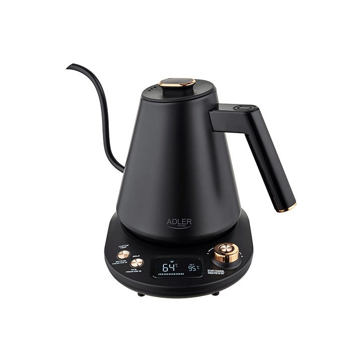 Adler AD 1349 Bollitore elettrico con becco lungo 1.0L nero