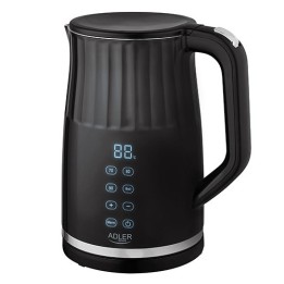 Adler AD 1350 1.7L Bollitore elettrico con controllo della temperatura LED nero