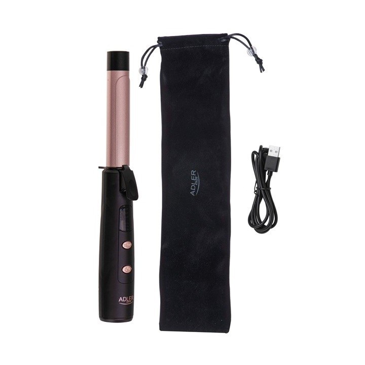 Adler AD 2120 Arricciacapelli wireless USB nero rosa