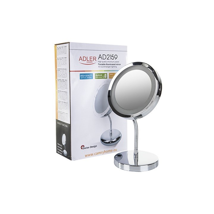 Adler AD 2159 Specchio per il trucco Fisso Chrome