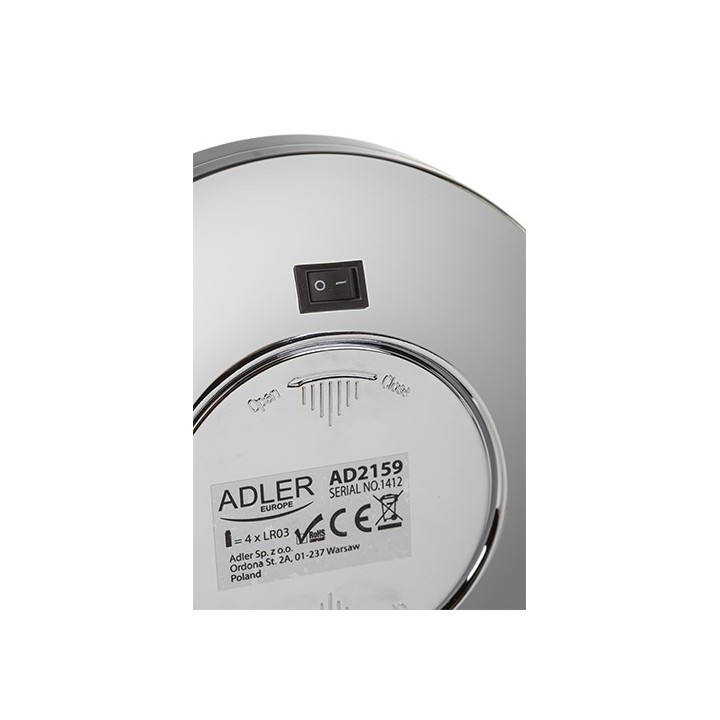 Adler AD 2159 Specchio per il trucco Fisso Chrome
