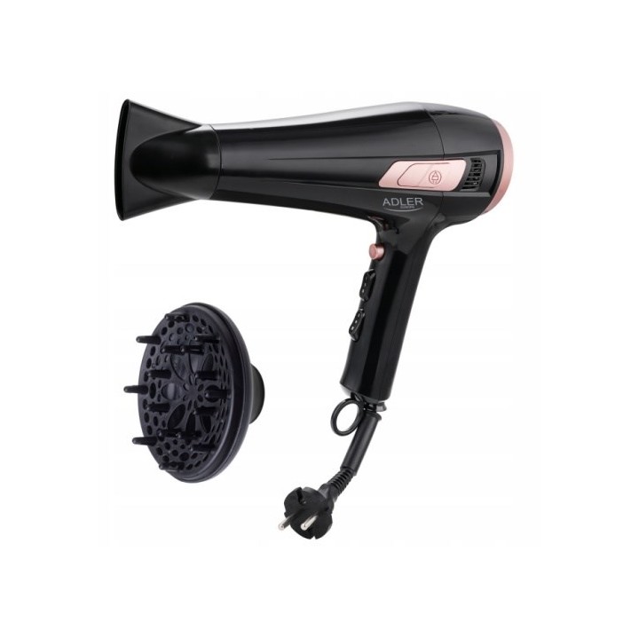 Adler AD 2283 Asciugacapelli 2000 W nero
