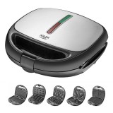 Adler AD 3040 Piastra per sandwich 1200 W nero grigio