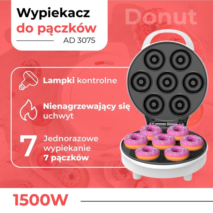 Adler AD 3075 Donut macchina bianca