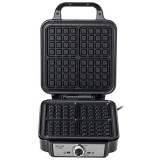 Adler AD 3083 piastra per waffle 4 waffle 1800 W nero argento