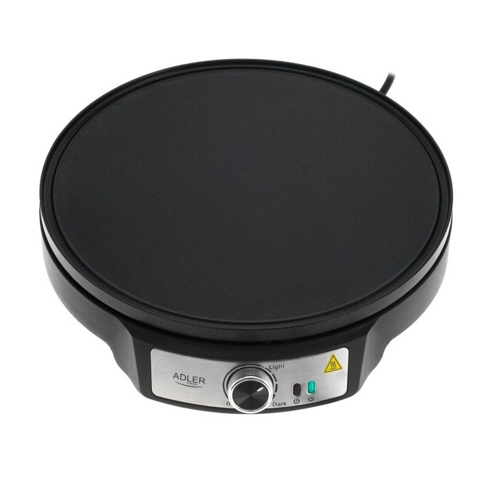 Adler AD 3093 Piastra per pancake elettrica doppia 2 in 1 Nero
