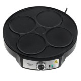 Adler AD 3093 Piastra per pancake elettrica doppia 2 in 1 Nero