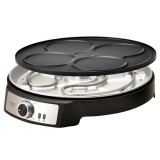Adler AD 3093 Piastra per pancake elettrica doppia 2 in 1 Nero