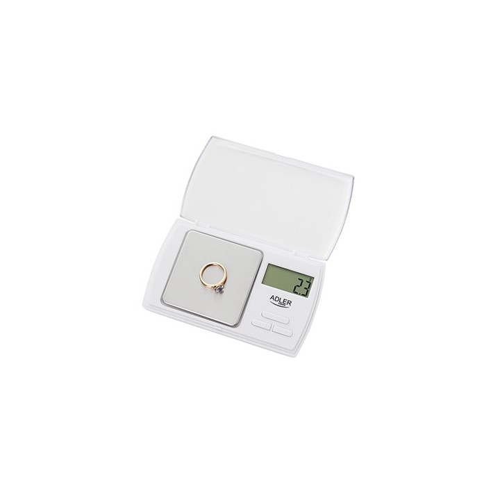 Adler AD 3161 bilancia da cucina bianco rettangolare bilancia personale elettronica
