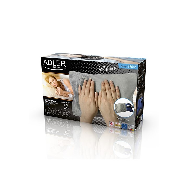 Adler AD 7427 Borsa acqua calda elettrica blu 360 W