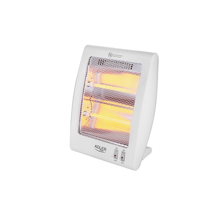Adler AD 7709 Termoriscaldatore ambiente interno Bianco 800 W Quarzo
