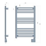 Adler AD 7824 Riscaldatore elettrico per bagno LED bianco