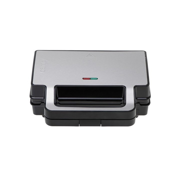 Adler CR 3074 Piastra per panini 2 in 1 nero acciaio inox