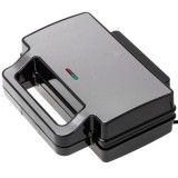 Adler CR 3074 Piastra per panini 2 in 1 nero acciaio inox