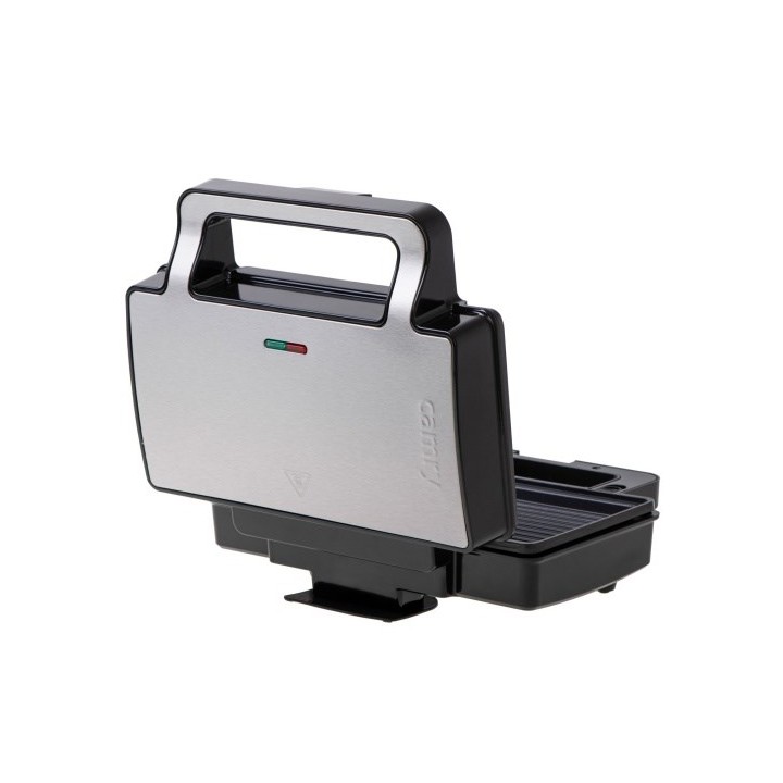 Adler CR 3074 Piastra per panini 2 in 1 nero acciaio inox