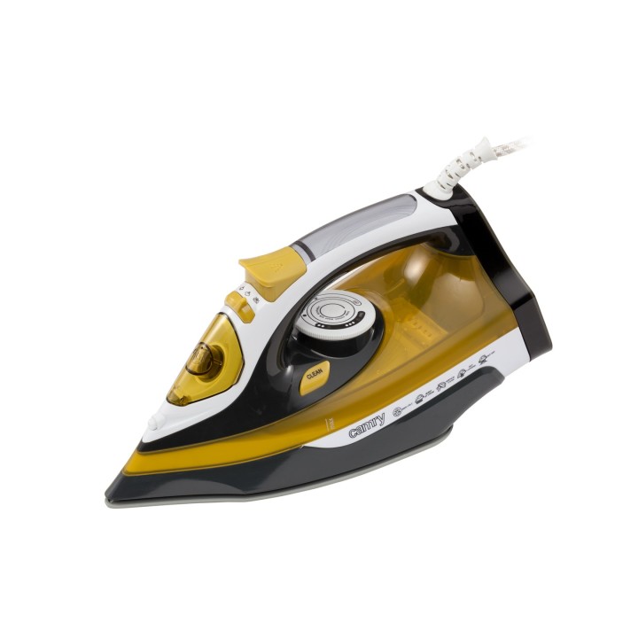 Camry CR 5029 Ferro Ferro da stiro a vapore Nero Giallo 2400 W