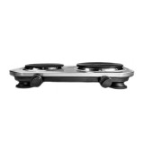 Camry CR 6511 fornello autoportante nero acciaio inox elettrico