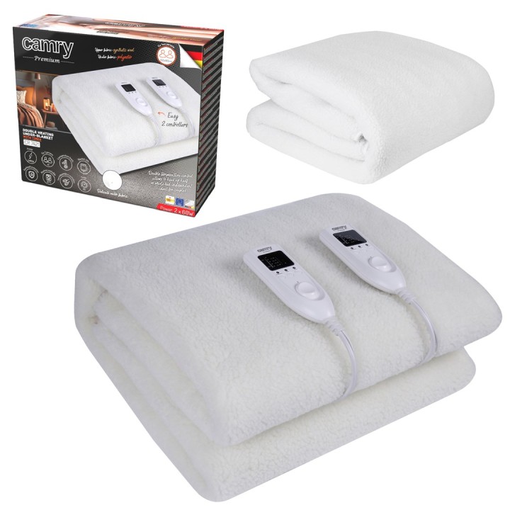 Camry CR 7421 coperta elettrica 2x 60 W