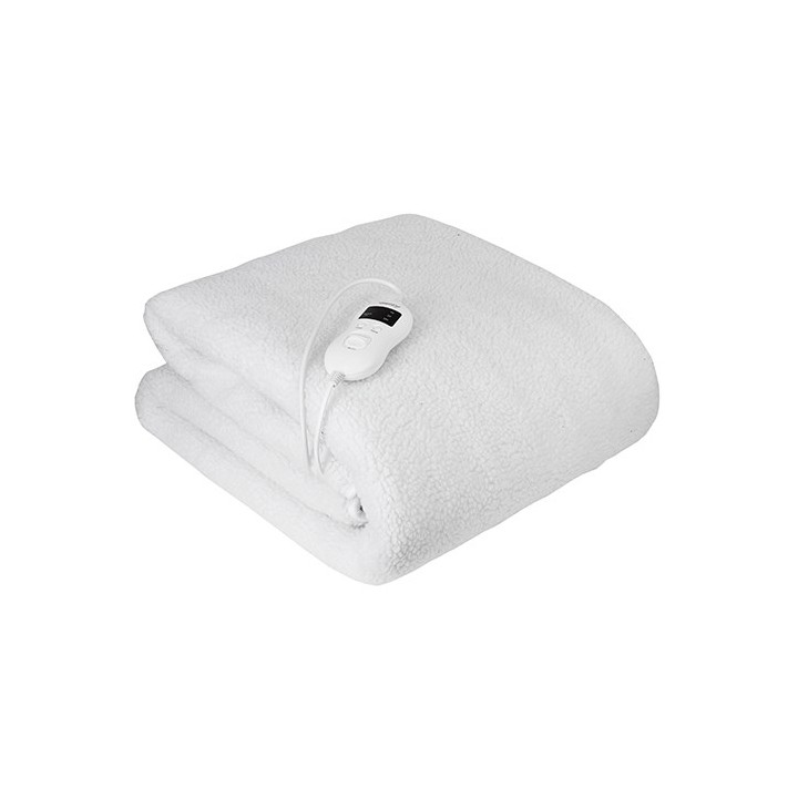 Camry CR 7422 coperta elettrica 85 W bianco poliestere lana sintetica