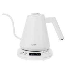 Bollitore elettrico ADLER AD 1349w con beccuccio lungo 1.0L Bianco