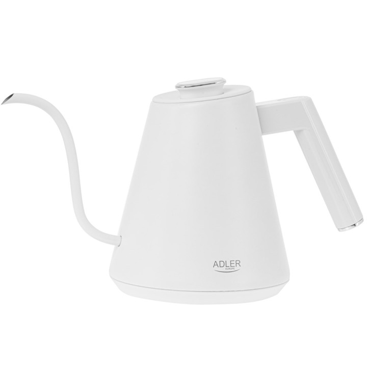 Bollitore elettrico ADLER AD 1349w con beccuccio lungo 1.0L Bianco