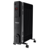 Radiatore a olio elettrico con telecomando CAMRY CR 7810 9 elementi nero