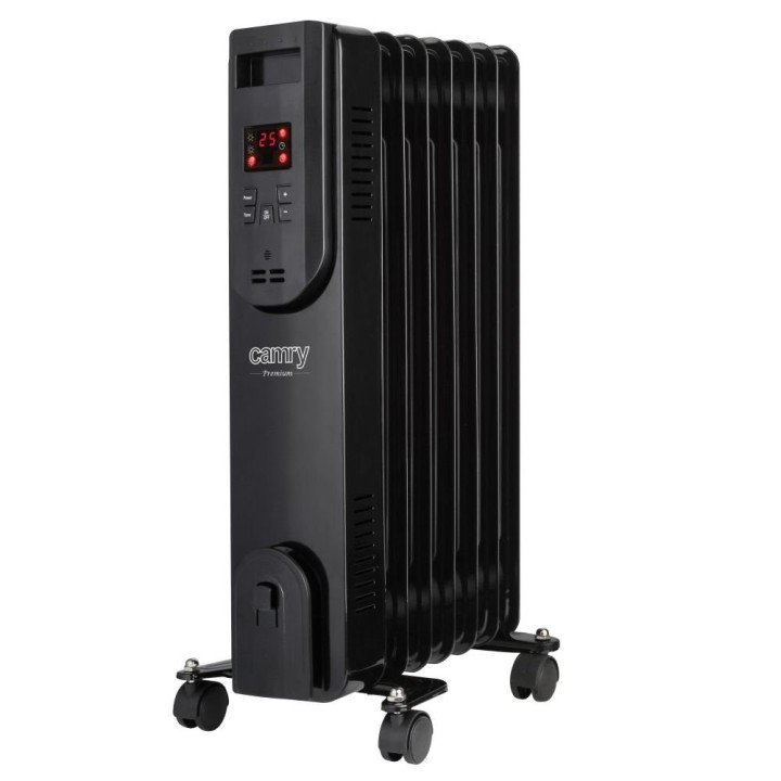 Radiatore ad olio con telecomando CAMRY CR 7812 7 alette 1500 W nero