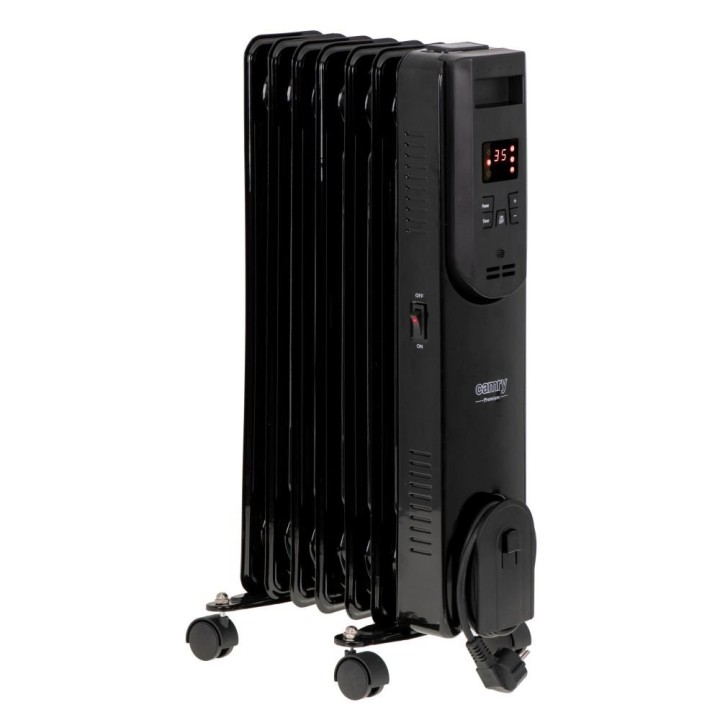 Radiatore ad olio con telecomando CAMRY CR 7812 7 alette 1500 W nero