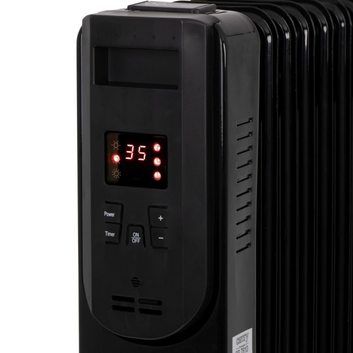 Radiatore ad olio con telecomando CAMRY CR 7812 7 alette 1500 W nero