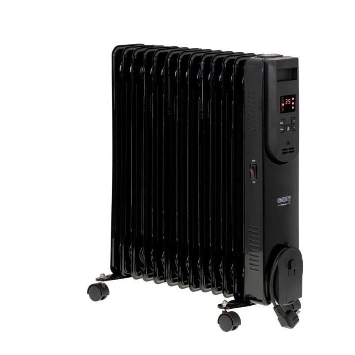 Radiatore ad olio con telecomando CAMRY CR 7814 13 alette 2500 W nero