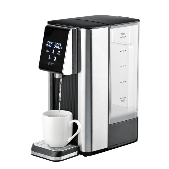 Erogatore di acqua calda ADLER AD 1356 2.5 L Nero Argento