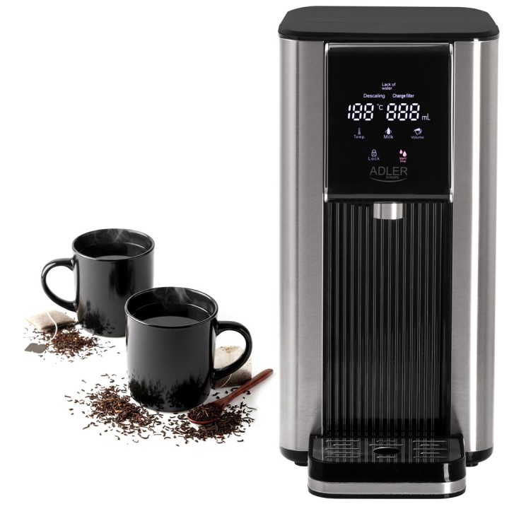 Erogatore di acqua calda ADLER AD 1356 2.5 L Nero Argento