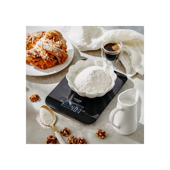 Bilancia da cucina ADLER AD 3183b nera