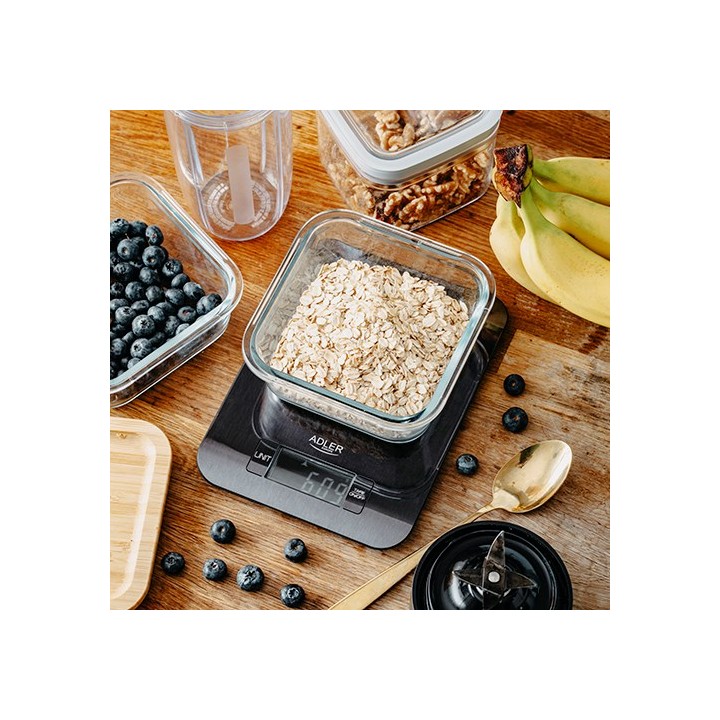 Bilancia da cucina ADLER AD 3183b nera